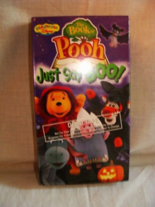 THE BOOK OF POOH JUST SAY BOO! Live-Action VHS Disney Playhouse RARE DEMO NEW!