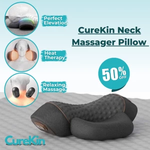 Neck Massager Pillow โ Soothing Heat, Ergonomic Stretching & Relieve Nick Pain - Picture 1 of 8
