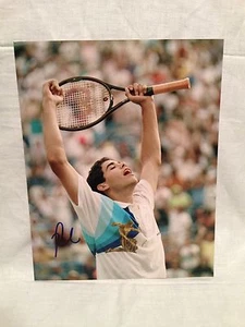 PETE SAMPRAS SIGNED 8X10 PHOTO US OPEN WIMBLEDON GRAND SLAM TENNIS LEGEND E  - Picture 1 of 1