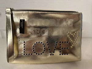 VICTORIA'S SECRET. Love Perforated Beauty Bag New - Picture 1 of 3