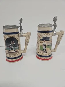 Babe Ruth 1993, Lou Gehrig The Bradford Museum Legends of Baseball Steins - Picture 1 of 14