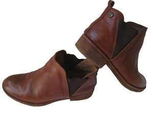 SOFFT BROWN LEATHER ANKLE BOOTIE WOMEN'S SIZE US 8M HOT FREE S/H - Picture 1 of 10