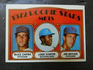 TOPPS 1972 BASEBALL ROOKIE STARS CARD METS #141 - Imagen 1 de 2