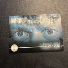 Jb4b Twilight Zone The Next Dimension 2000 E Autograph Challenge, Game Card