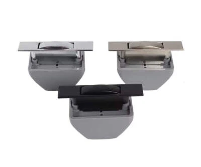 Push Lock Sabine | Camper Möbelschloss rechteckig für 14-16mm Wandstärke - Bild 1 von 4