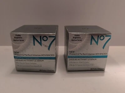No 7 Protect & Perfect Intense Advanced Serum Activating Pads Lot Of 2x - Image 1 of 3