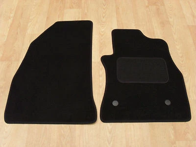 Car Mats for Vauxhall Combo Van 2012-18 Tailored Fit Car Mat Set in Black 2 Pcs - Image 1 of 4