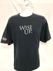 T-shirt grafica The O'REILLY FACTOR "Wise Up" cotone nero XXL di Hanes 2XL - Foto 1 di 6