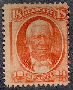 Hawaii .SC# 34  18c dull rose Mint NG - Picture 1 of 2