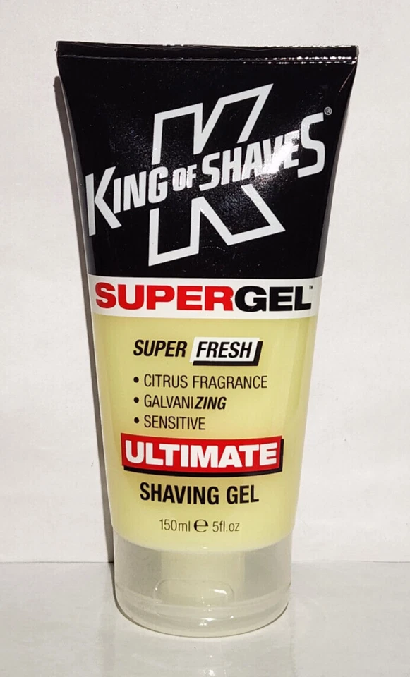 King of Shaves Super Gel Ultimate Gel de afeitar sensible a los cítricos 5 fl oz muy buen estado Foto 1 de 1