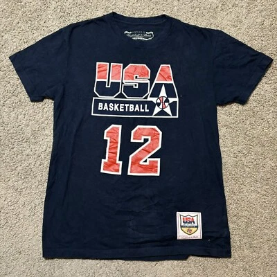Camiseta John Stockton EE. UU. Baloncesto Olímpico Dream Team Mitchell & Ness Para Hombre S Foto 1 de 4