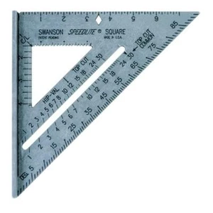 Swanson T0112 Speedlite Square- Gray- 8 in. - Picture 1 of 1