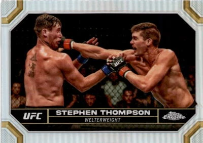 2024 Topps Chrome UFC #180 Stephen Thompson Refractor - Image 1 of 2