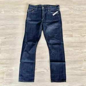 Goldsign for J.Crew Dark Blue Jeans Size 31 x 27 Dark Jeans New NWT - Picture 1 of 12