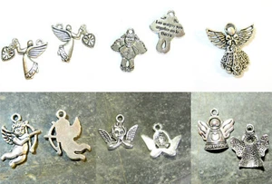 Anhänger Charms Engel verschiedene Motive Kette Armband DIY Scrapbooking - Bild 1 von 15