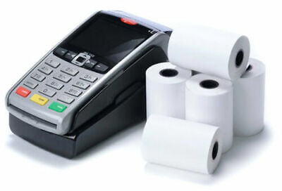 20 Rolls Thermal Paper Till Rolls Credit Card Machine Worldpay Ingenico 57x40mm • 9.49£