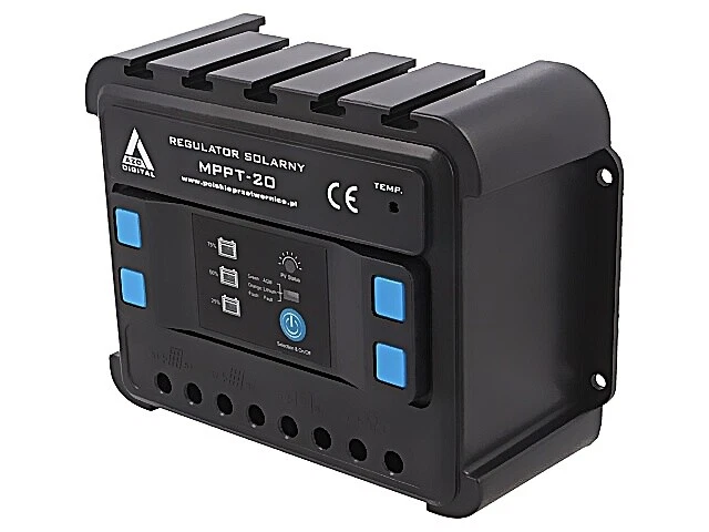 MPPT 20A 12V/24V Charge Controller 20A 12/24VDC -40-50°C IP21 AZO DIGITAL - Image 1 of 1