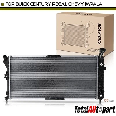 Radiador com refrigerador de óleo Trans para Chevrolet Impala 2000-2003 Monte Carlo Buick - Imagem 1 de 4