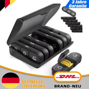 Tablettenbox 7 Tage 3 Fächer Einfaches Füllen Medikamentenbox Pillendose Box DE - Bild 1 von 10