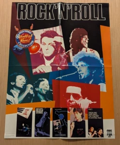 Rock N Roll CBS Fox Video Hall of Fame Sammlung Promo VHS Poster Bob Dylan Neu aus altem Lagerbestand - Bild 1 von 3