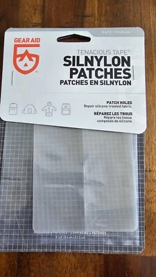 NEW GEAR AID Tenacious Tape Silnylon Patch/ for Silicone Tent and Tarp Repair - Image 1 of 2