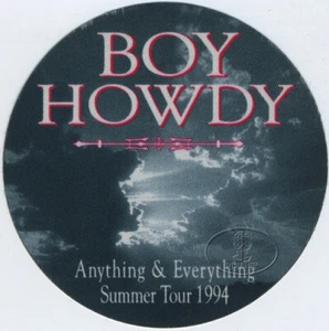 BOY HOWDY 1994 TOUR Backstage Pass JEFFREY STEELE - Picture 1 of 1