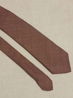 Corbata para hombre SUITSUPPLY Suit Supply pura lana marrón Foto 1 de 4