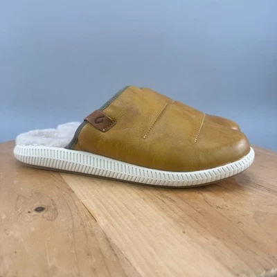 Zapatillas Zapatos Olukai Mua 'ili Para Hombres Talla 9 Piel Marrón Comodidad NUEVO Foto 1 de 4