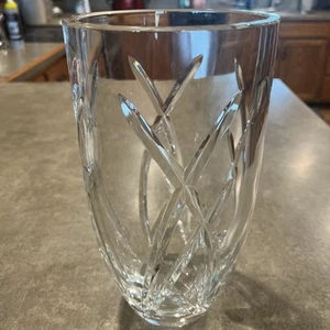 Beautiful Crystal Vase 10” TallX 5.5” Wide - Picture 1 of 6