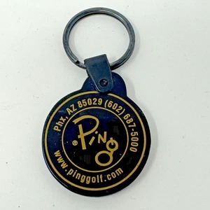 PING 40 Year Anniversary Golf Keychain (1959-1999) Golf Club Advertising Black - Picture 1 of 3