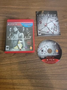 Heavy Rain Director's Cut Sony PlayStation 3 Komplett Spiel Hülle Handbuch *Nr NEUWERTIG* - Bild 1 von 4