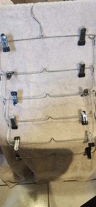 2er Pack 6 Etagen Platzsparende Metall Hosen Röcke Kleiderbügel - Bild 1 von 2