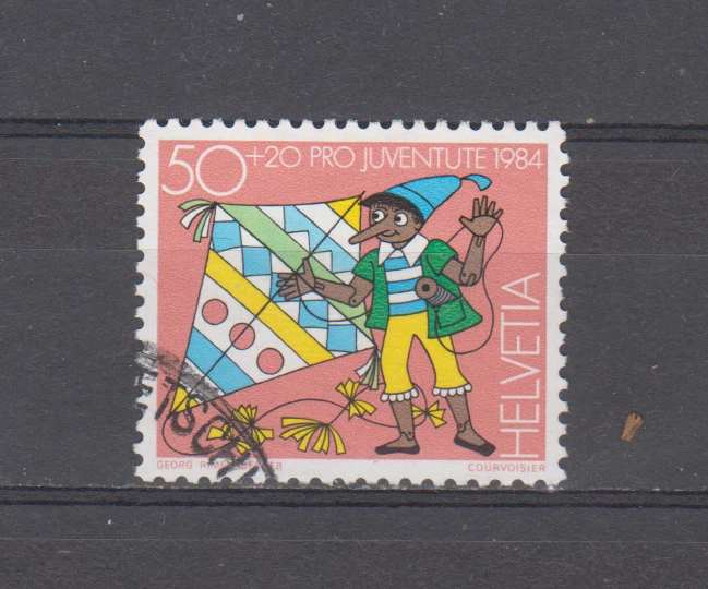 SWITZERLAND : 1984 - USED - SCOTT # B510   SEMI-POSTAL  /  PINOCCHIO - Image 1 of 1