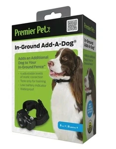 Premier Pet In Ground Adjustable Add A Dog To Your Fence Collar 8lb + 6 months - Picture 1 of 5