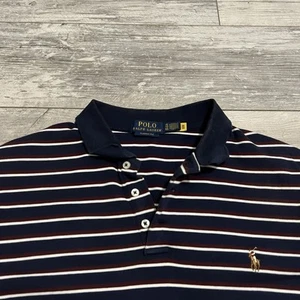 Polo Ralph Lauren Poloshirt Herren XL Blau Gestreift Kurzarm XL - Bild 1 von 7