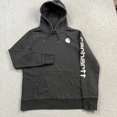 Carhartt Hoodie Girls Medium 8-10 Relaxed Teen Youth Clarksburg Graphic Sleeve - Image 1 of 4