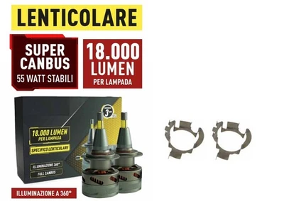 Kit Led lenticolari per Mercedes SLK (R171) 36000 lumen 6000K Abbaglianti + A... - Immagine 1 di 2