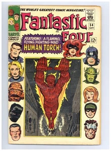 Fantastic Four 54 (BRD) 3. App Black Panther! Inhumans 1966 Marvel Comics h674 - Bild 1 von 2