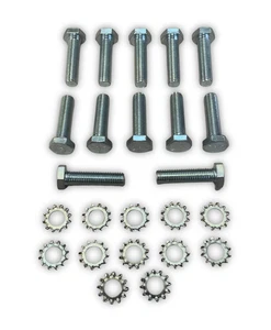 55 56 57 Chevy Front Door Hinge To Door Bolt Set 1955 1956 1957 Chevrolet - Picture 1 of 4