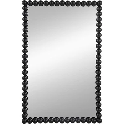 A&B Home 83731-DS Harley 36 X 24 inch Black Wall Mirror - Image 1 of 4