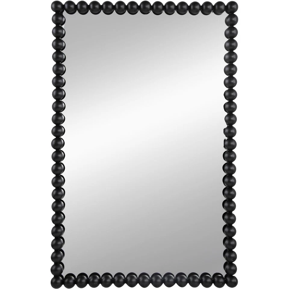 A&B Home 83731-DS Harley 36 X 24 inch Black Wall Mirror - Image 1 of 4