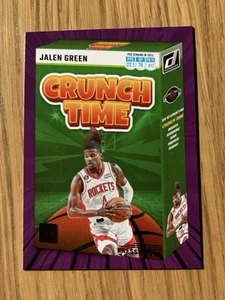 2023-24 Panini Donruss Crunch Time Purple Press Proof Jalen Green #9 - Bild 1 von 2