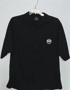 Mens Bacardi Black Casual Button Down XL - Picture 1 of 4