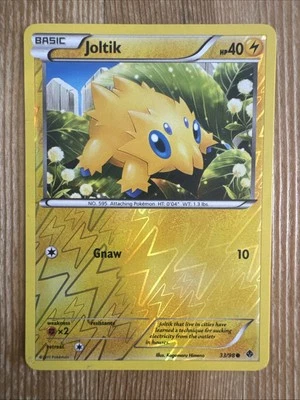 Joltik - 33/98 - 2011 Common Emerging Powers Pokemon Card Reverse Holo LP - Image 1 of 2
