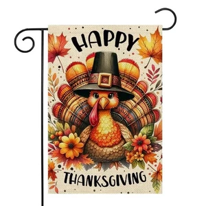 Happy Thanksgiving Fall Garden Flags for Outdoor,Autumn Vertical Double Sided... - Picture 1 of 7