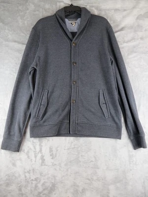 Ted Baker London Suéter Para Hombres Pequeño Gris Chal Cuello Botón Cárdigan Bolsillos Foto 1 de 4