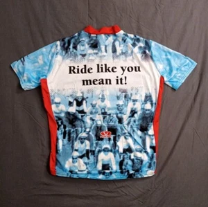 Voler USA XXL Kurzarm 3/4 Zip Radtrikot Shirt 3 Pocket Fed Ex Fight MS - Bild 1 von 13