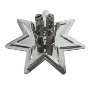 Silver Faery Star Chime Candle Holder for 4" Mini Taper Spell Candles Fairy Star - Picture 1 of 3