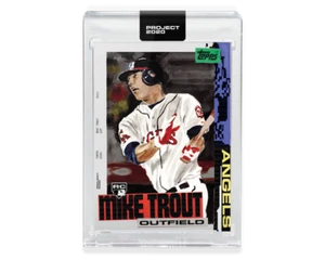 Topps Project 2020 #85 2011 Mike Trout Angels by Jacob Rochester In Hand w//Box - Picture 1 of 2