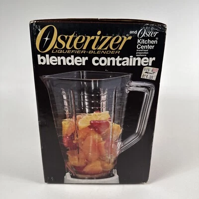 Osterizer Perma-Glass Licuadora Tarro 5 Tazas Nuevo de Lote Antiguo Contenedor de Repuesto Foto 1 de 4